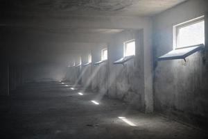 airsoftft trainingsspielplatz leere arena foto