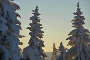 Winter Berglandschaft foto