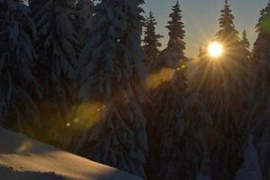 Winter Berglandschaft foto