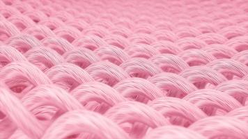 supermakrotextur aus rosa stoff, 3d-rendering. foto