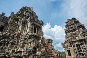 prasat takeo das unvollendete gebäude in angkor thom von siem reap, kambodscha. foto