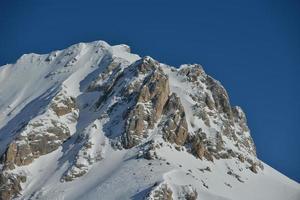 Berg Winter Natur foto