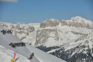 Berg Winter Natur foto