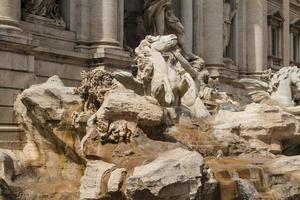 rom, italien, 2022 - brunnen di trevi - berühmteste rombrunnen der welt. Italien. foto