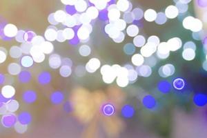 buntes bokeh durch glashintergrund foto