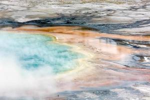 großer prismatischer Frühling im Yellowstone-Nationalpark foto