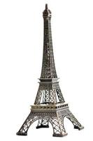 Pariser Eiffelturmmodell isoliert foto