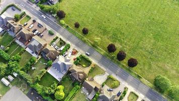 Luftaufnahmen und Hochwinkelansicht der britischen Landschaft, Drohnenaufnahmen foto