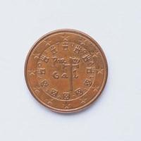 portugiesische 5-Cent-Münze foto