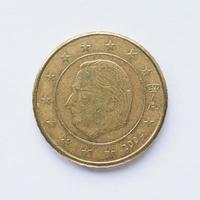 belgische 50-Cent-Münze foto