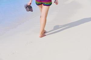 schönes gril am strand viel spaß foto