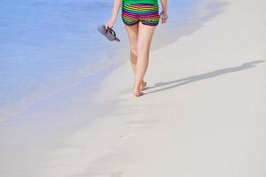 schönes gril am strand viel spaß foto