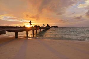 tropische Strandlandschaft foto