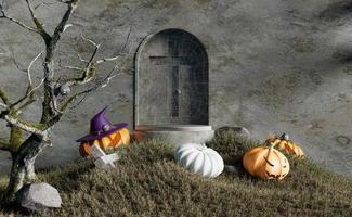 Halloween-Festivalfeier 3D-Design foto