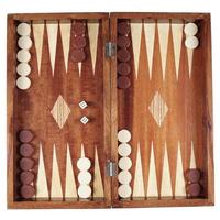 Backgammon-Brett isoliert foto