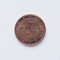 estnische 2-Cent-Münze foto