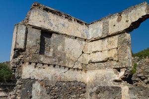 Hausruine aus Kayakoy, Fethiye foto