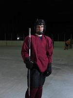 Hockeyspieler-Porträt foto