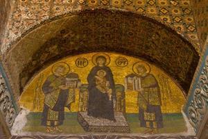 Mosaik aus der Hagia Sophia foto