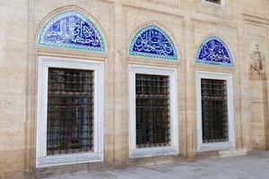 Fenster der Selimiye-Moschee, Edirne, Türkei foto