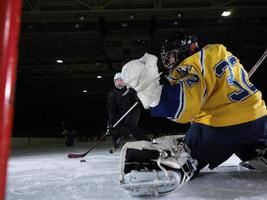 Eishockeytorhüter foto