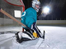 Eishockeytorhüter foto