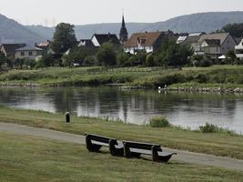 die Weser in Deutschland foto