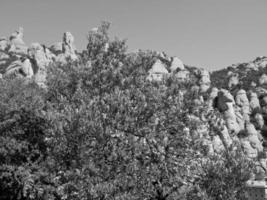 das kloster von montserrat foto