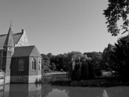 Altes Schloss im deutschen Münsterland foto