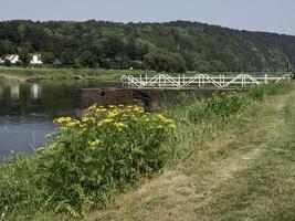 die Weser in Deutschland foto