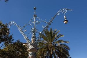 Gebäudefassaden von großem architektonischem Interesse in der Stadt Barcelona - Spanien foto