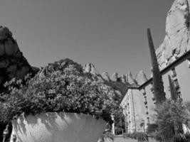 das kloster von montserrat foto