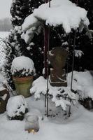 Winter im Garten foto