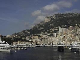 Monaco am Mittelmeer foto