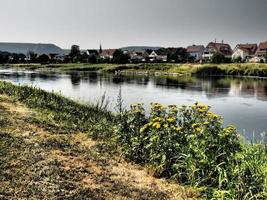 die Weser in Deutschland foto