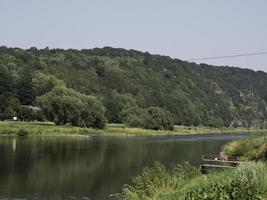 die Weser in Deutschland foto