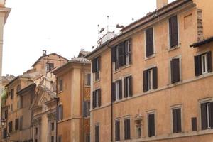 Rom, Italien. typische architektonische Details der Altstadt foto