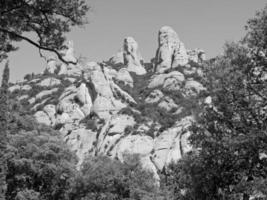 das kloster von montserrat foto