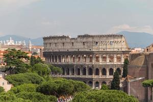 Kolosseum von Rom, Italien foto