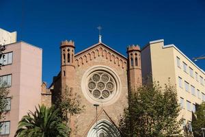 Gebäudefassaden von großem architektonischem Interesse in der Stadt Barcelona - Spanien foto