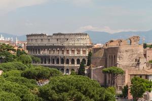 Kolosseum von Rom, Italien foto