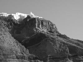 insel santorin in griechenland foto