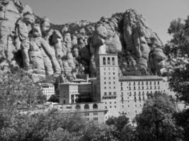 das kloster von montserrat foto