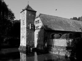 Altes Schloss im deutschen Münsterland foto