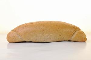 Brot essen isoliert foto