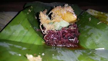 indonesisches traditionelles essen. foto