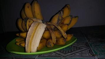 einfaches Foto von köstlichen Bananen