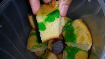 sehr leckerer Biskuitkuchen foto