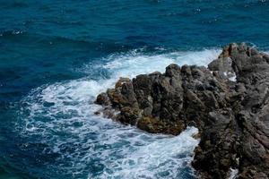 Blick auf die zerklüftete katalanische Costa Brava foto