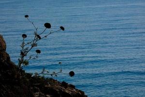 Blick auf die Klippen der katalanischen Costa Brava foto